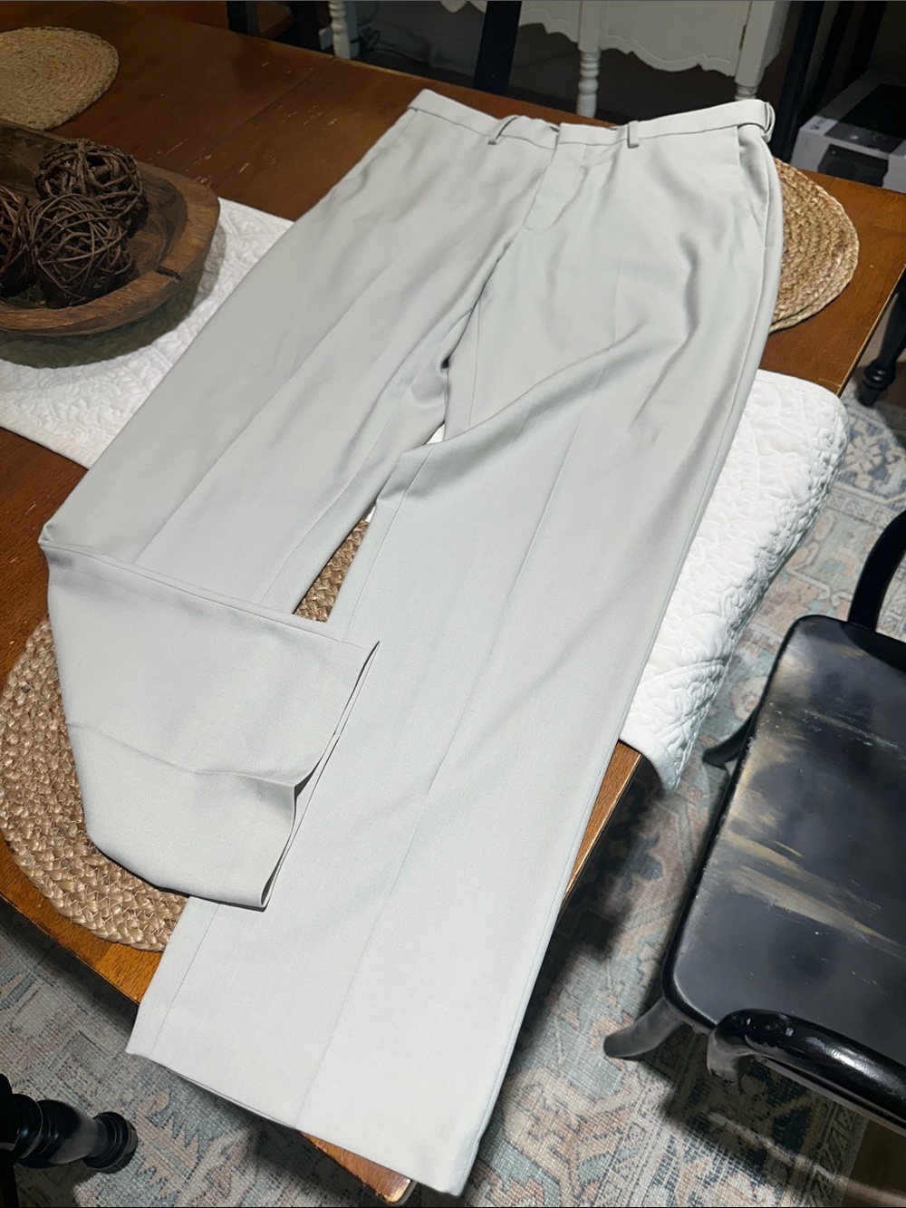 Haggar Light Stone Dress Pants - Tailored Crease Front, 32” waist, 30” inseam
